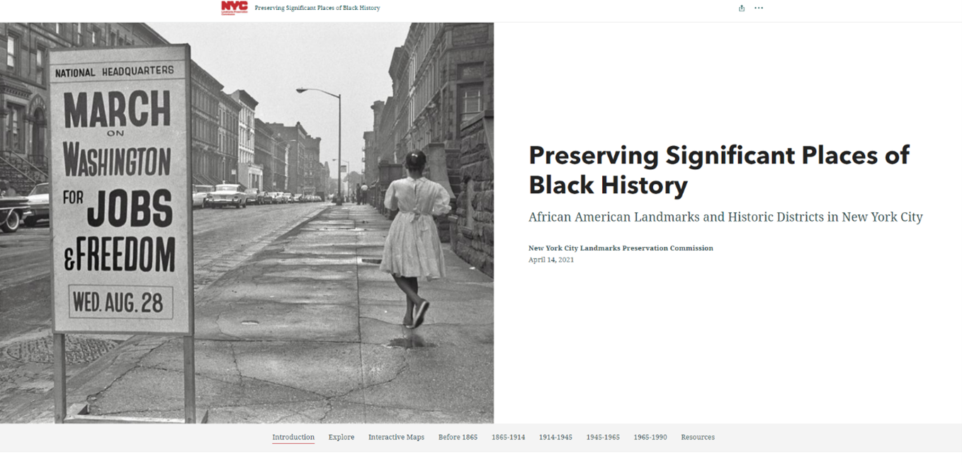 Preserving Significant Places of Black History