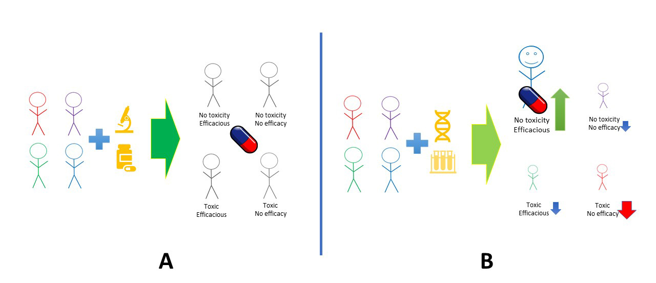 Pharmacomics reduces toxicity and improves efficacy