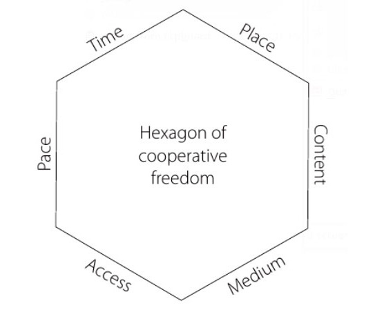 Paulsen's model of cooperative freedoms