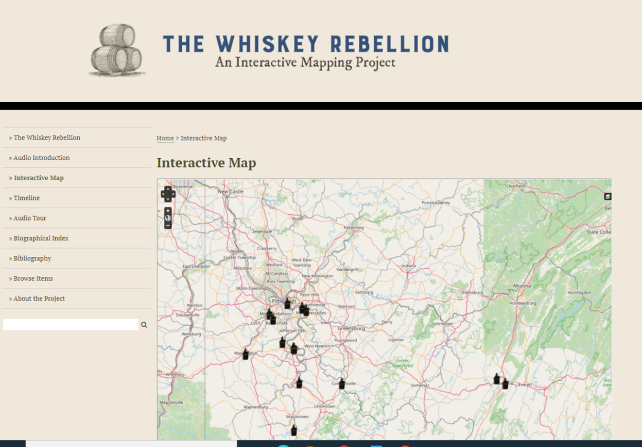 The Whiskey Rebellion-Neatline
