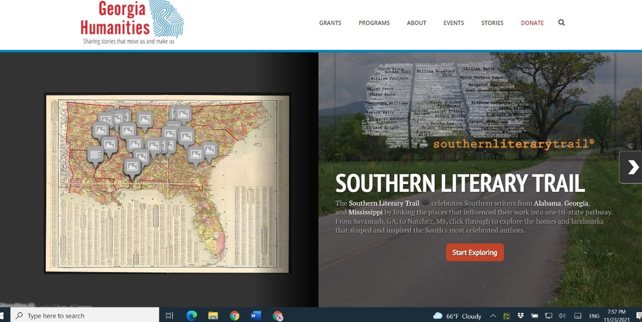 Southern Literary Trail-StoryMap